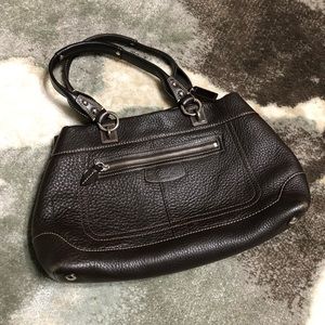 Chocolate Brown Coach Tote Bag